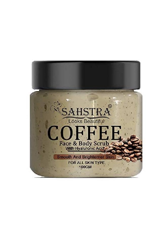 Coffee Face Scrub for Smooth and Boosting Skin (100gm)