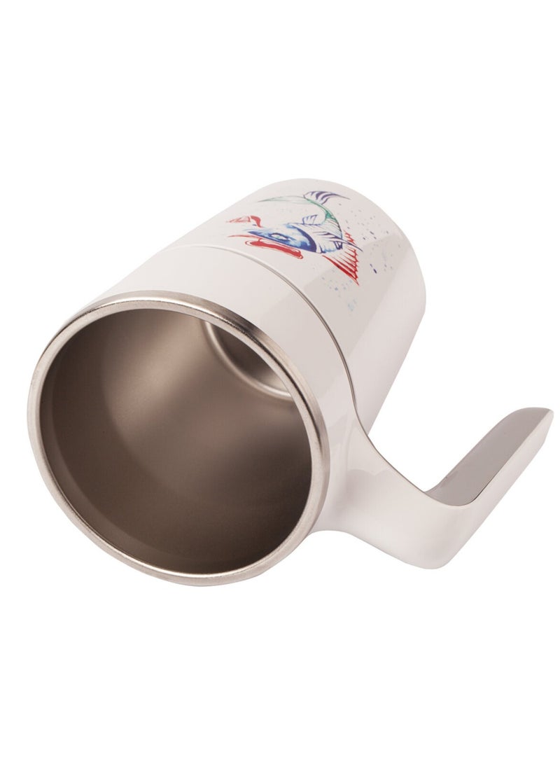 Anemoss Stainless Steel Coffee Mug 470 ml, Non-spillable Coffee Cup, Spill Proof Suction Bottom Teacup, BPA Free, Marine Theme, Insulated Travel Coffee Mug with Handle, 15 oz - Image 5