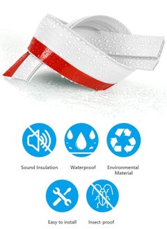 GoodTool Under Door Draft Stopper 90cm Door Seal Strip Rubber Weather Strip Soundproof Door Bottom Seal Suitable for Windproof Dustproof and Insect Proof  - Image 2