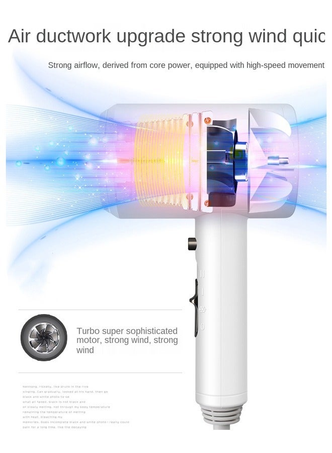 Arabest Hotel Wall Mounted Hair Dryer for Bathroom,Restroom Professional Blow Dryer,with Stand Rack,Specialised Motor for Salon,Fast Drying - Image 2