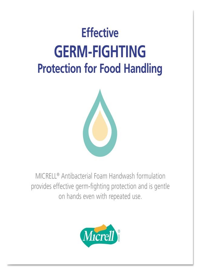 Gojo MICRELL TFX Antibacterial Foam Handwash, 1200 mL Hand Soap Refill For MICRELL TFX Touch-Free Dispenser (Pack of 2) - 5357-02 - Image 5
