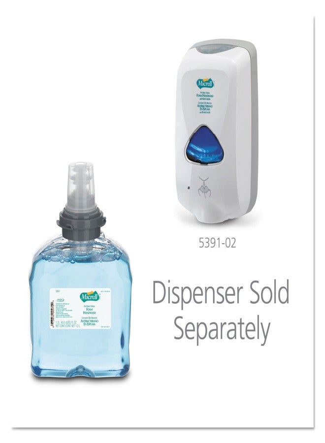 Gojo MICRELL TFX Antibacterial Foam Handwash, 1200 mL Hand Soap Refill For MICRELL TFX Touch-Free Dispenser (Pack of 2) - 5357-02 - Image 4