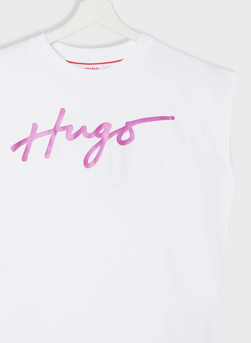 HUGO Kids Logo T-shirt
