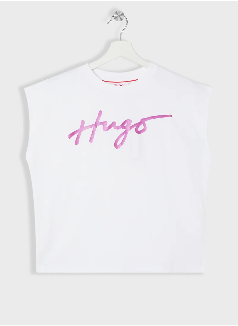 HUGO Kids Logo T-shirt