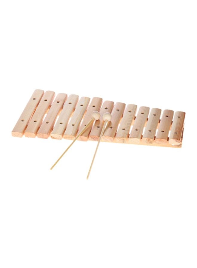 ammoon Musical Xylophone Wooden Instrument With 2 Mallets - Image 5
