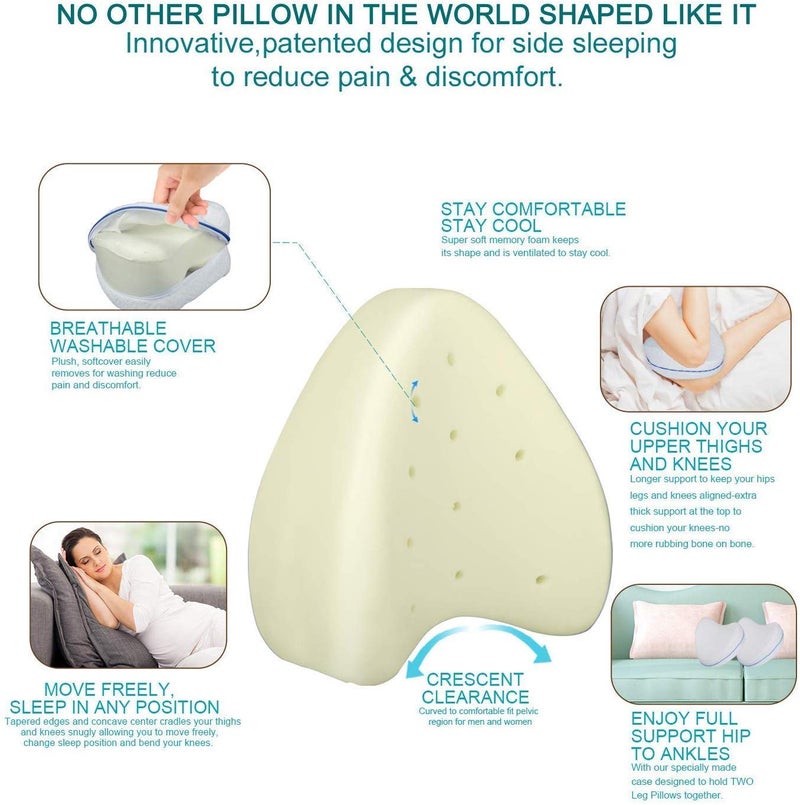 Credly Leg Pillow Back Hip Legs Knee Support Wedge - Image 4