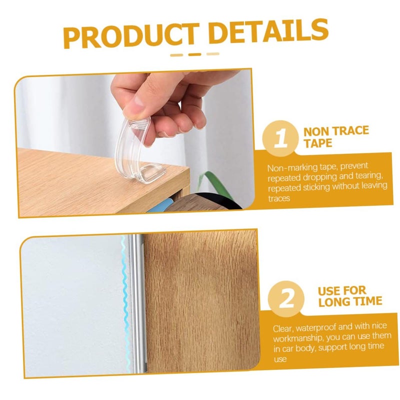12 Collision Bumper Guards Transparent Scratch Resistant Protector Strip for Car Door Edges - Image 5