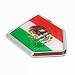 Overdecor Mexico Flag Decal Stickers Car Emblem Mexican Car Accessories Decorations Chrome Shield Flag Sticker Decals for Cars Truck Vehicles 2 Pack - Image 2
