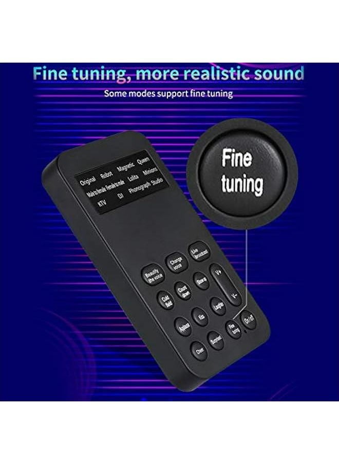 Generic Voice Modulator Sound Card for PCs, Audio Converter with 8 Unique Voice Effects, Compatible with PCs, Smartphones, Tablets, and Gaming Consoles  - Image 4