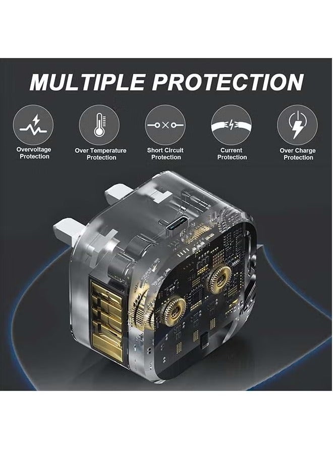 Arabest iPhone 35W Fast Charging Power Adapter, Type C Fast Charging USB C Wall Charger, Fast PD 35W Charger Plug for iPhone 16/15/15 Pro/15 Pro Max/15 Plus/14 series/13/12/11series,iPad,Mac,AirPods White - Image 5