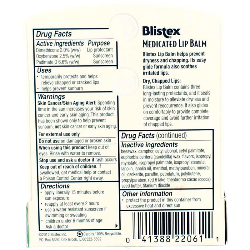 Blistex Medicated Stick Size .15z Blistex Medicated Stick .15oz - Image 4