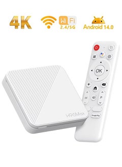 TV BOX 4K 4K android 14، صندوق تلفزيون أندرويد مع واي فاي BT رباعي النواة مشغل وسائط رباعي النواة عالي الدقة