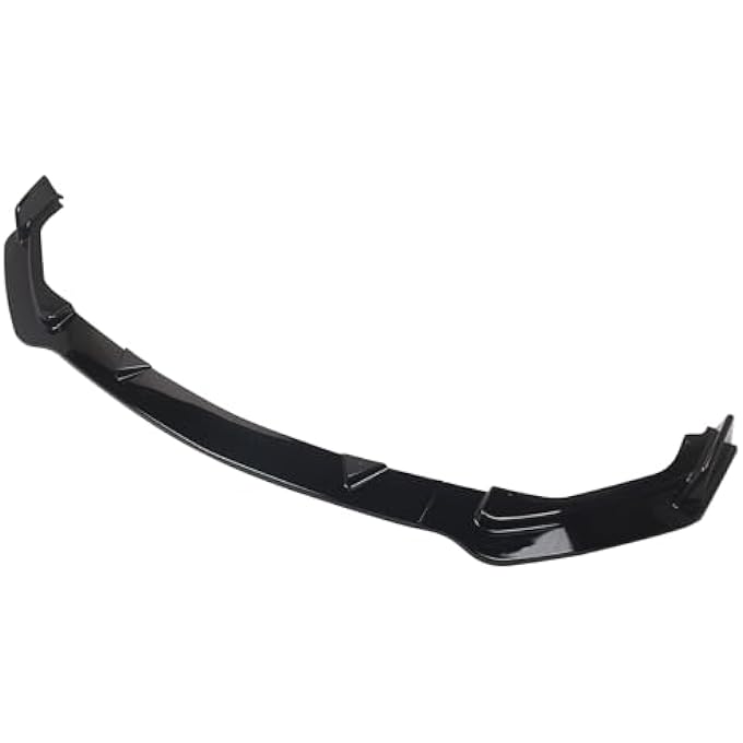 FINMOKAL Front Bumper Lip Spoiler Splitter Compatible with Infiniti Q50 2014-2017, 3Pieces Style Front Splitter Air Dam Chin Protector (Won't fit Sport Model) - Image 1