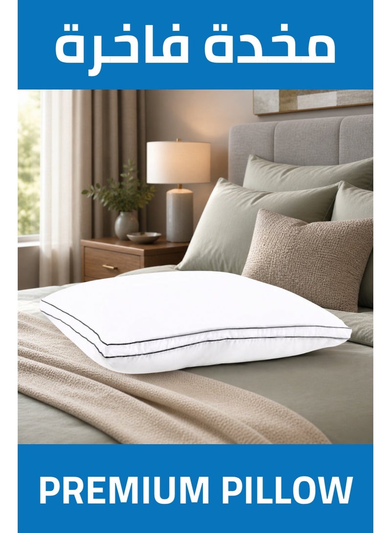 1500g Hotel Quality Pillow – Luxury Soft Microfiber Filling, Breathable Cotton Cover, Plush & Supportive Bed Pillow for All Sleeping Positions – Hypoallergenic & Durable - Image 1