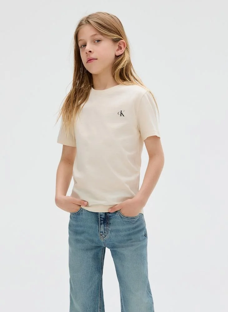 كالفن كلاين جينز Kids 2 Pack Monogram T-Shirt