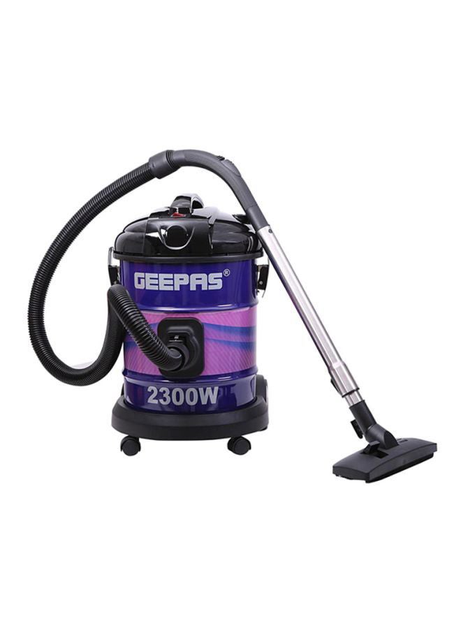GEEPAS 2-in-1 Blow and Dry Vacuum Cleaner - Portable Powerful Copper Motor | Comfortable Handle with Adjustable Suction Power | 21L Capacity - Dust Full Indicator 25 L 2300 W GVC2588 Purple/Pink/Silver - Image 1