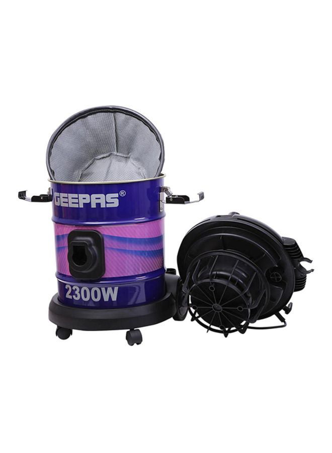 GEEPAS 2-in-1 Blow and Dry Vacuum Cleaner - Portable Powerful Copper Motor | Comfortable Handle with Adjustable Suction Power | 21L Capacity - Dust Full Indicator 25 L 2300 W GVC2588 Purple/Pink/Silver - Image 2