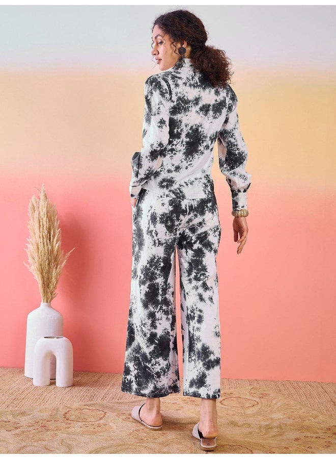 AKS Printed Pure Cotton Shirt With Trousers Co-Ords  - Image 4
