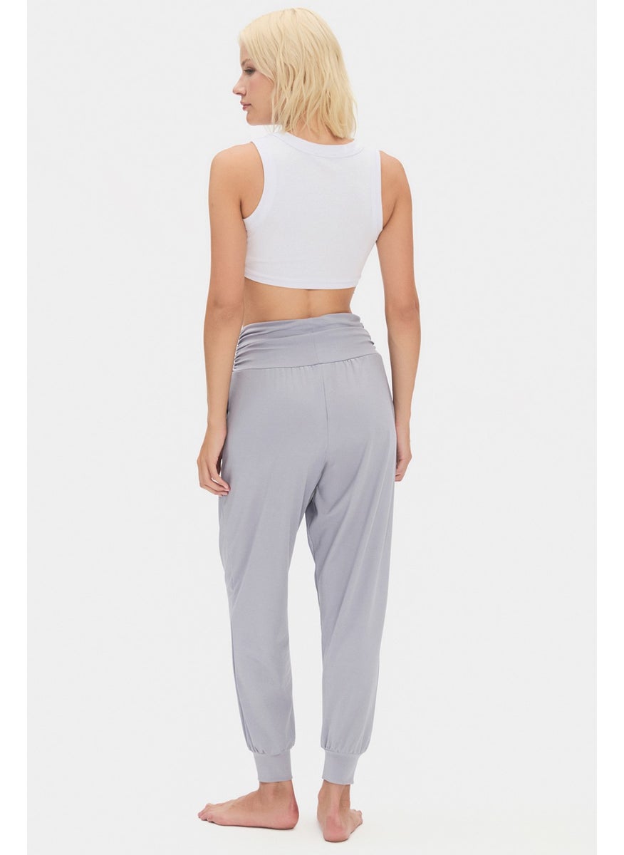 JOYSTAR Women's Beige High Waist Jogger Sweatpants  - Image 3