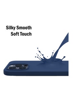 Protect iPhone 14 Pro Silicon Magsafe case MagSafe Silicone Blue Case Support Wireless Charging Premium Quality Silicone for iPhone 14 Pro  - Image 3