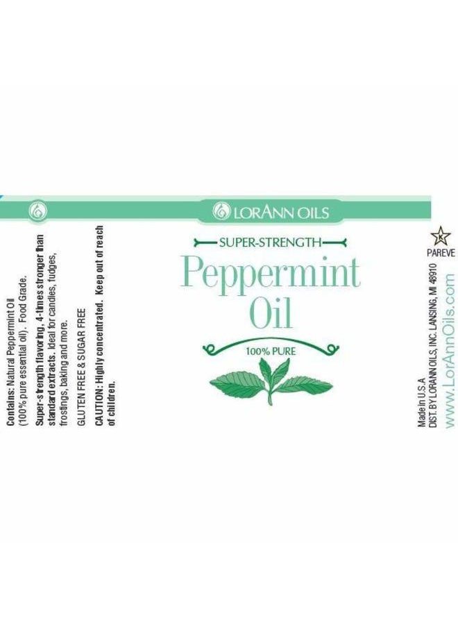 LorAnn LorAnn Peppermint Oil (100% Pure Food Grade), 1/3 ounce Dropper Bottle  - Image 3