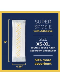Select Kids Super Sposie Booster Pads, Max Absorbency for Nighttime Diapers, Use with Overnight Diapers Size 5+ and Night time Pull ups, Incontinence Protection  - Image 5