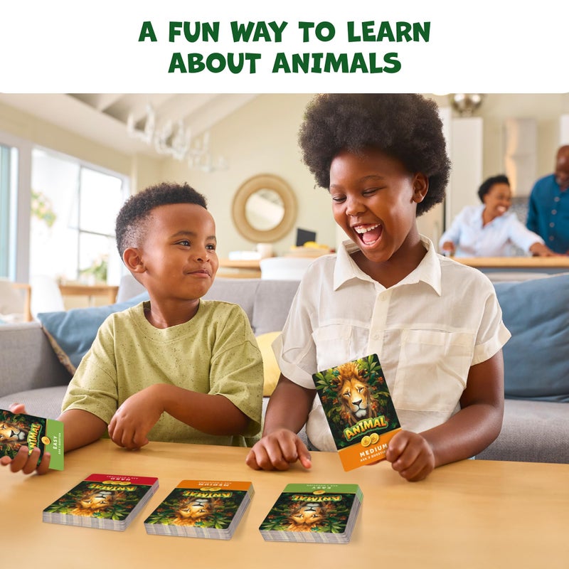 Clever Fox Play Guess The Animal â€“ Educational Guess In 5 Clues Game for Kids & Family â€“ Fun Childrenâ€™s Guessing Game for Learning Animals, Perfect for Home, School or Travel â€“ Girls, Boys Ages 6, 7, 8, 9, 10 - Image 2