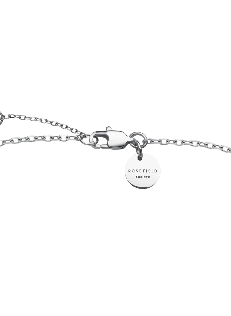 RoseField Rosefield Row of Hearts Necklace Silver - JNRHS-J1006