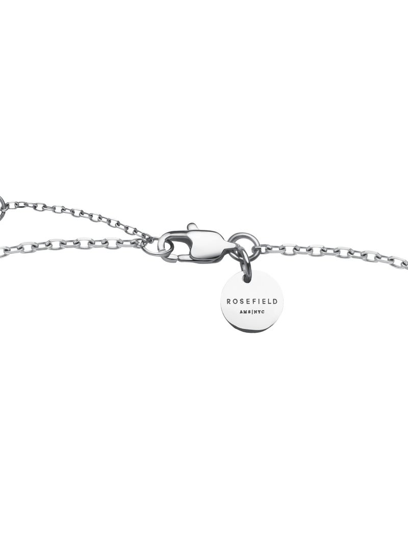 RoseField Rosefield Row of Hearts Necklace Silver - JNRHS-J1006 - Image 3