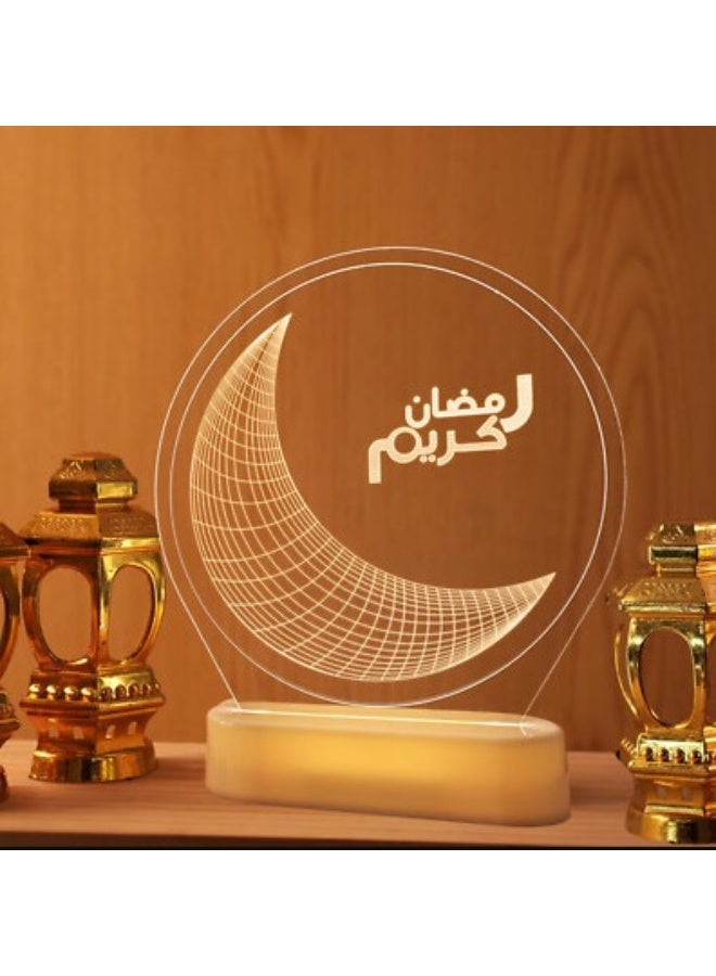 3D LED lamp for table decoration Ramadan style