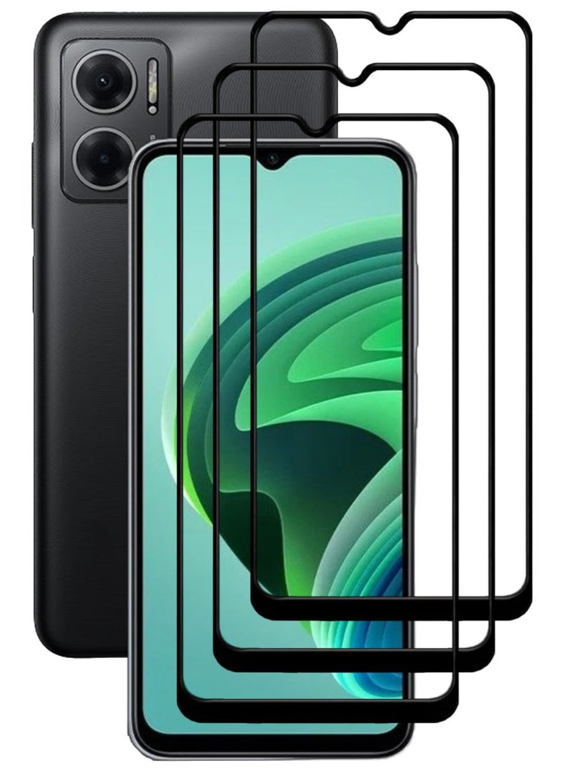 ACLIX 3 Pieces Antistatic ESD Dustproof Premium Quality High Definition Tempered Glass Screen Protector Designed For Xiaomi Redmi Note 11E - Image 1