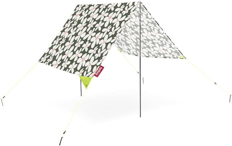 Fatboy Miasun Beach Tent |3 m² of shade | Fits 2 adults and 2 kids | cotton fabric with aluminum poles and ground pegs | Lightweight and compact | 330x190x140 cm - Monaco - Image 1