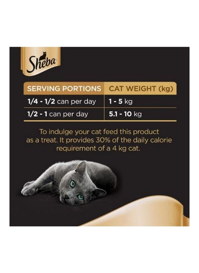 Sheba Tuna and Salmon with Gravy Cat Food 85g  - Image 4