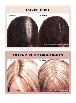 Root Cover Up, Light Brown, 2.1g – Root Concealer for Gray Hair with Natural Finish - view 4