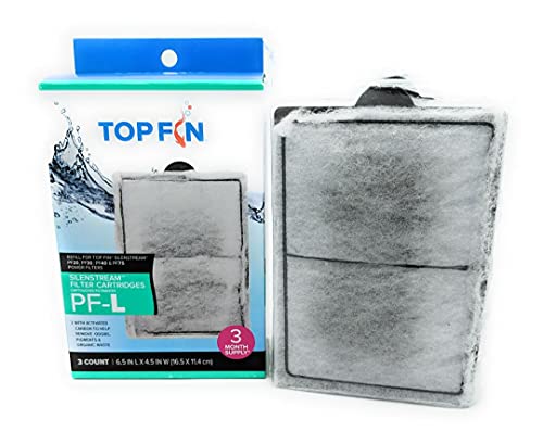 Top Fin Silenstream PF-L Refill for PF20, PF30, PF40 and PF75 Power Filters 6.5in x 4.5- (3 Count) - Image 2