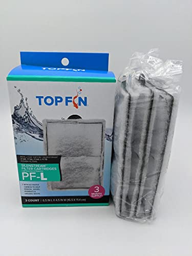 Top Fin Silenstream PF-L Refill for PF20, PF30, PF40 and PF75 Power Filters 6.5in x 4.5- (3 Count) - Image 3