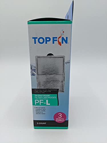 Top Fin Silenstream PF-L Refill for PF20, PF30, PF40 and PF75 Power Filters 6.5in x 4.5- (3 Count) - Image 4