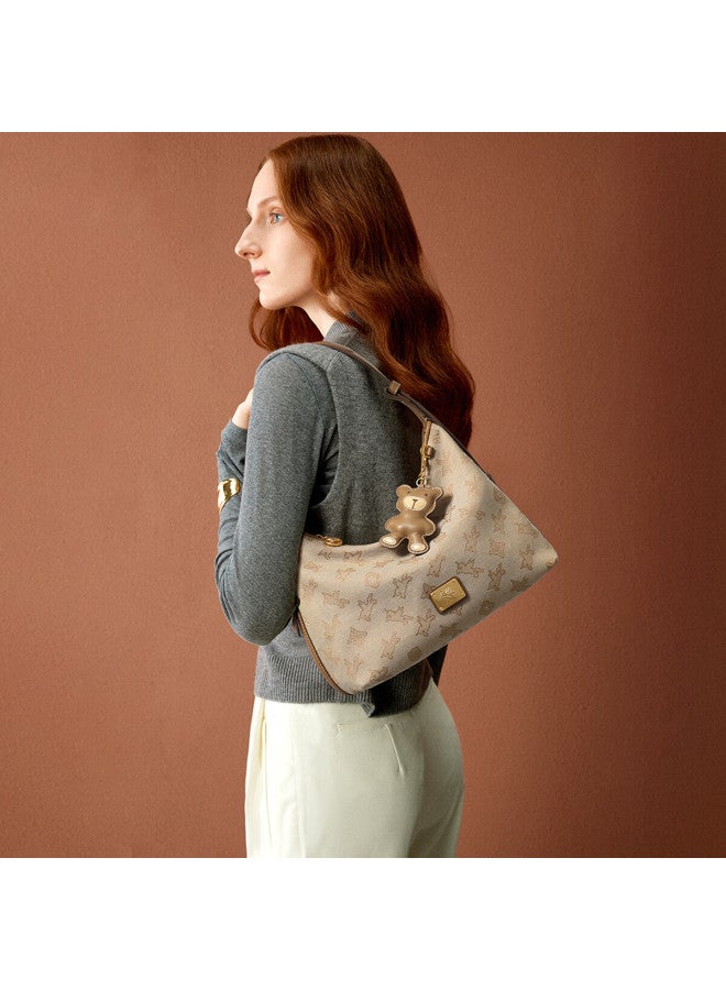 Nucelle Handbag For Women , Shoulder Crossbody Underarm Commuter Bag, Fabric Pegasus Hobo Bag, Qixi Valentine's Day Gift - Image 1