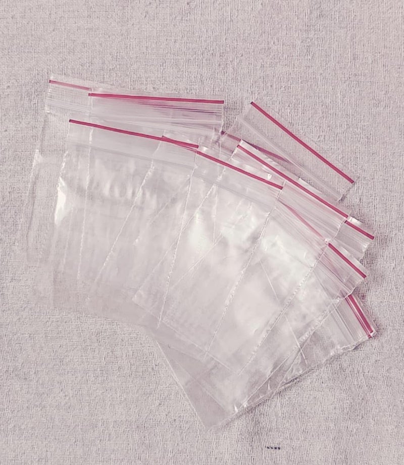 PMK حزمة PMK 100 من أكياس التخزين القابلة لإعادة الاستخدام 2x3 بوصة مع سحاب قفل - Image 5