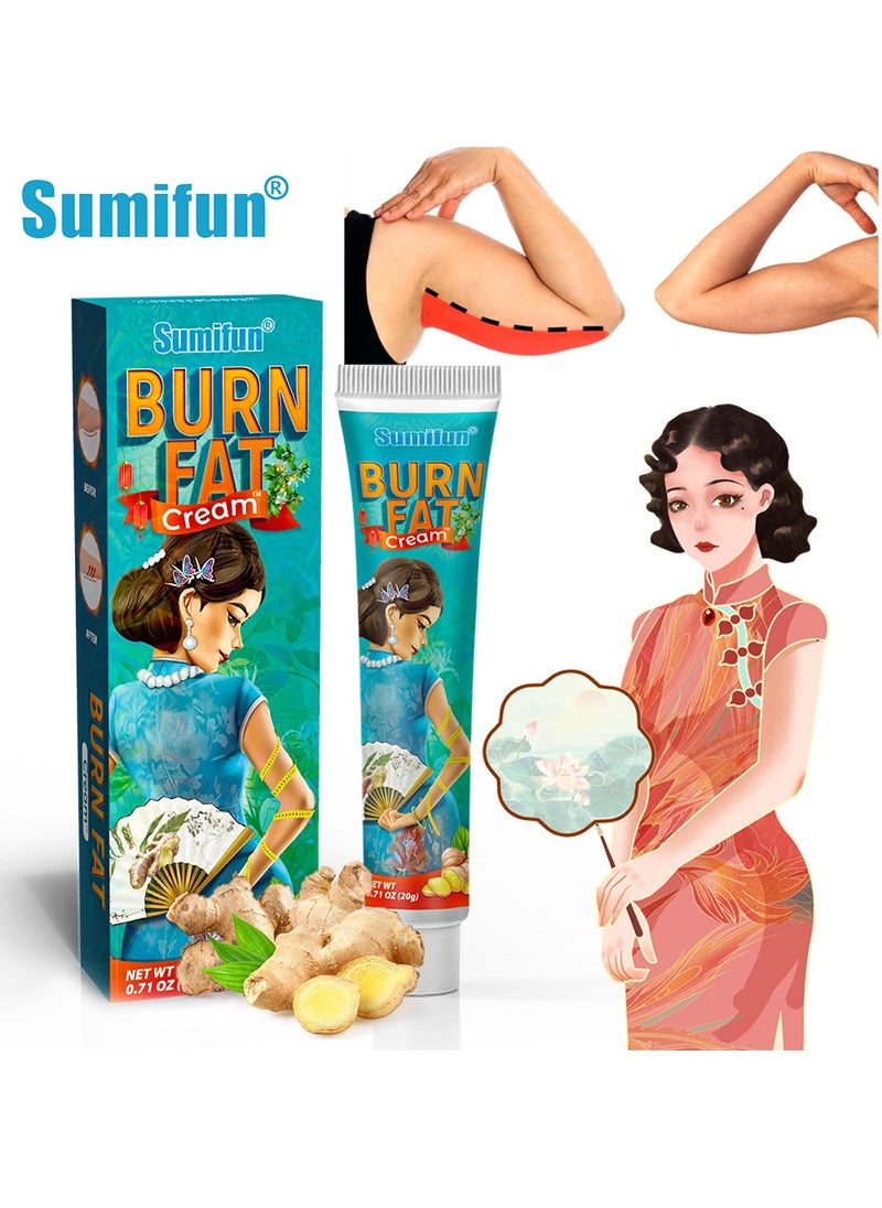 Sumifun - Burn Fat Cream For Belly,Navel Arm Leg Belly Fat Burning Cream,Soothing,Relaxing,Tightening And Slimming - Image 1