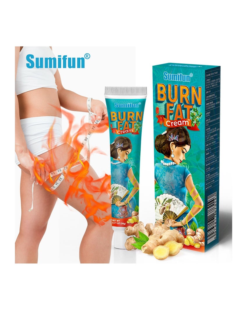Sumifun - Burn Fat Cream For Belly,Navel Arm Leg Belly Fat Burning Cream,Soothing,Relaxing,Tightening And Slimming - Image 1