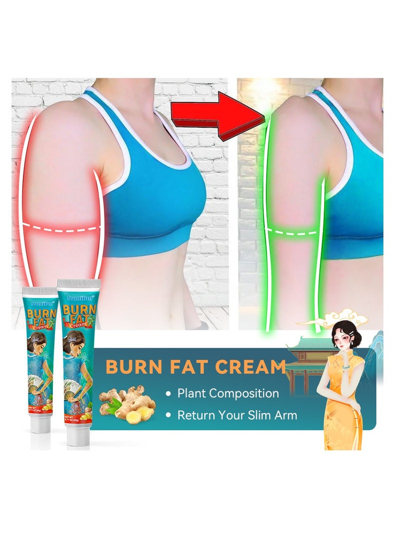 Sumifun - Burn Fat Cream For Belly,Navel Arm Leg Belly Fat Burning Cream,Soothing,Relaxing,Tightening And Slimming - Image 1