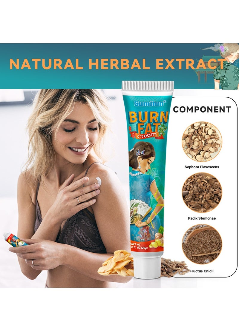Sumifun - Burn Fat Cream For Belly,Navel Arm Leg Belly Fat Burning Cream,Soothing,Relaxing,Tightening And Slimming - Image 1