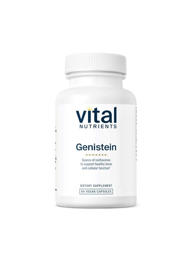 Vital Nutrients Genistein | Easily Absorbed Isoflavones for Bone Health Support* | Vegan Supplement | Gluten and Dairy Free | Non-GMO | 60 Capsules - Image 1