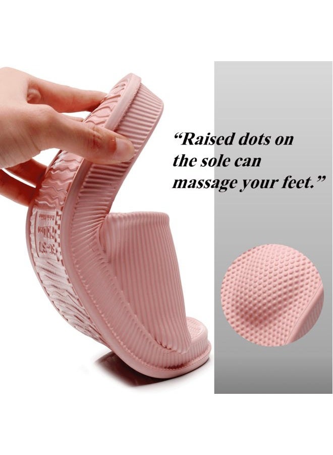 Crazy Lady Cloud Slippers for Women and Men Indoor & Outdoor Pillow Slippers Non Slip Quick Drying Shower Slides Bathroom Sandals Light Weight EVA Platform Environmental Friendly Casual Shoes, - Image 5