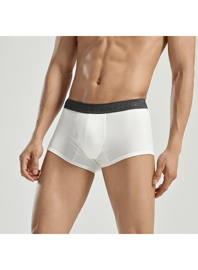 Skechers Men's 7a Antibacterial Seamless Cotton-feel Boxer Briefs Loose Fit Plus Size - Image 1