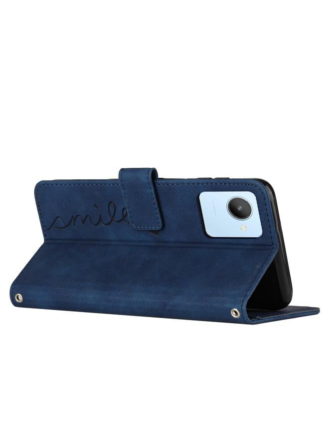 اس-توب جراب هاتف Realme C30 مصنوع من الجلد بتصميم على شكل قلب - Image 3