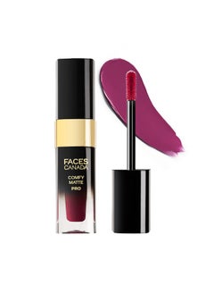 FACESCANADA Comfy Matte Pro Liquid Lipstick - Raise Your Wine 03, 5.5 ml | 10HR Longstay | Intense Color | Macadamia Oil & Olive Butter Infused | Lightweight Super Smooth | No Dryness | No Alcohol - pzsku/Z98335C4087D8F848DD4AZ/45/_/1738306381/7e61c0d0-2624-4523-a0b1-201f4f242c1a