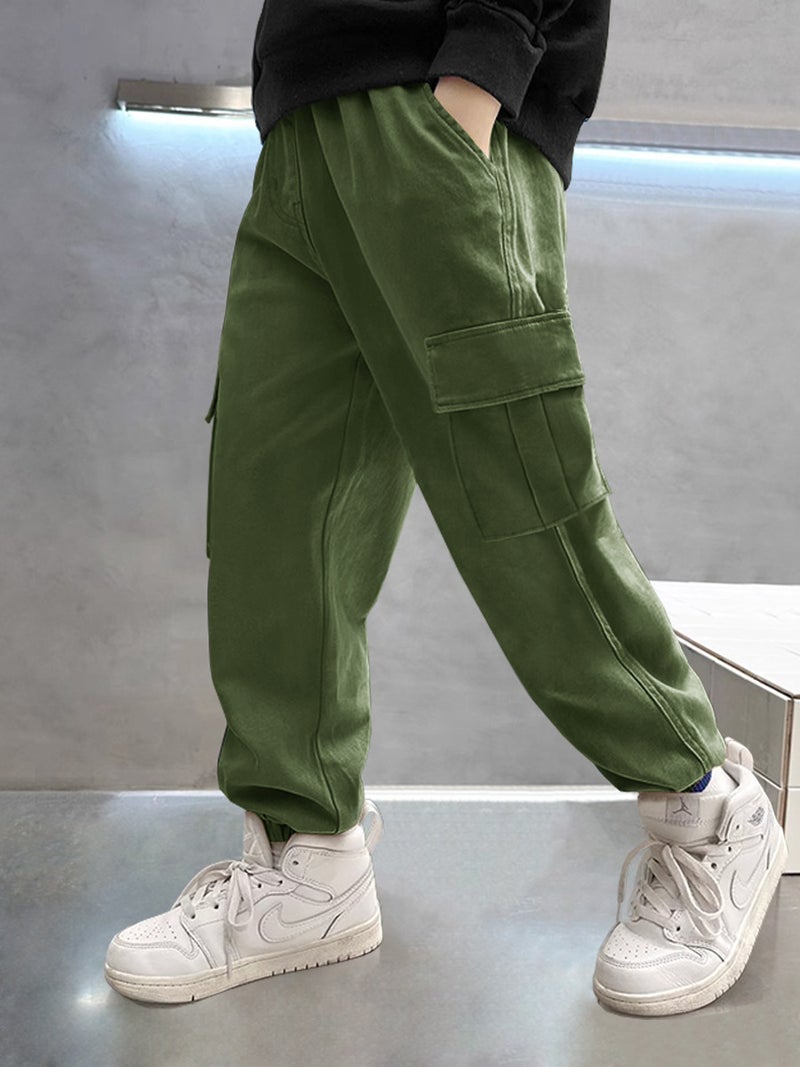 Children'S Wear Overalls New Large Children'S Pants Manufacturers Boys Casual Sports Pants Explosions - Image 4