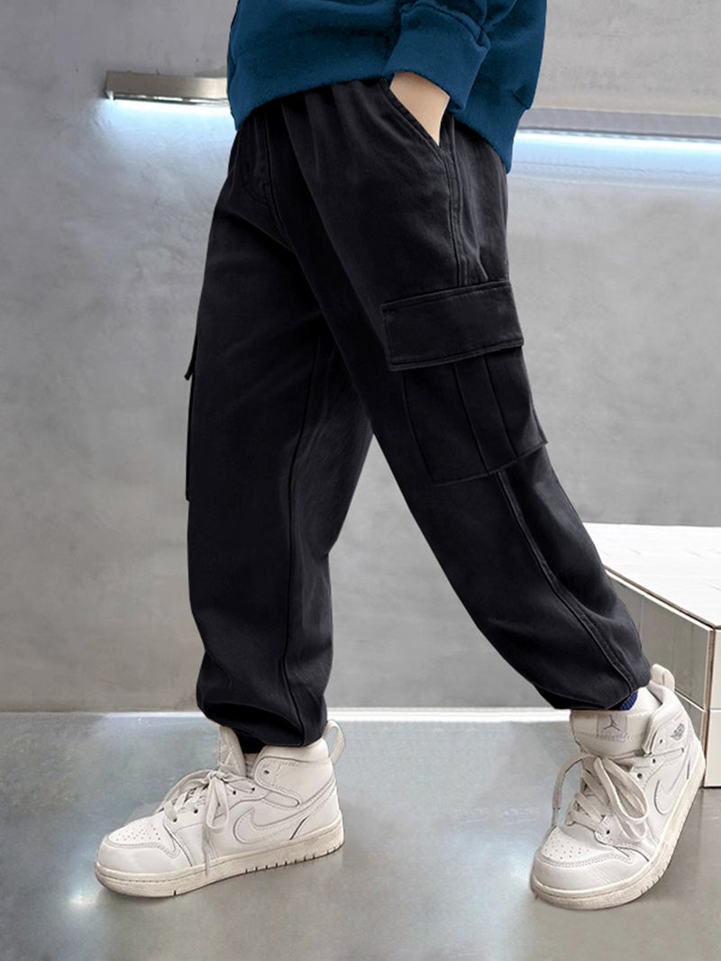 Children'S Wear Overalls New Large Children'S Pants Manufacturers Boys Casual Sports Pants Explosions - Image 2